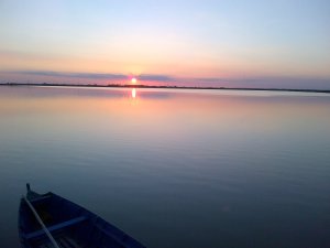 Spiaggia al tramonto